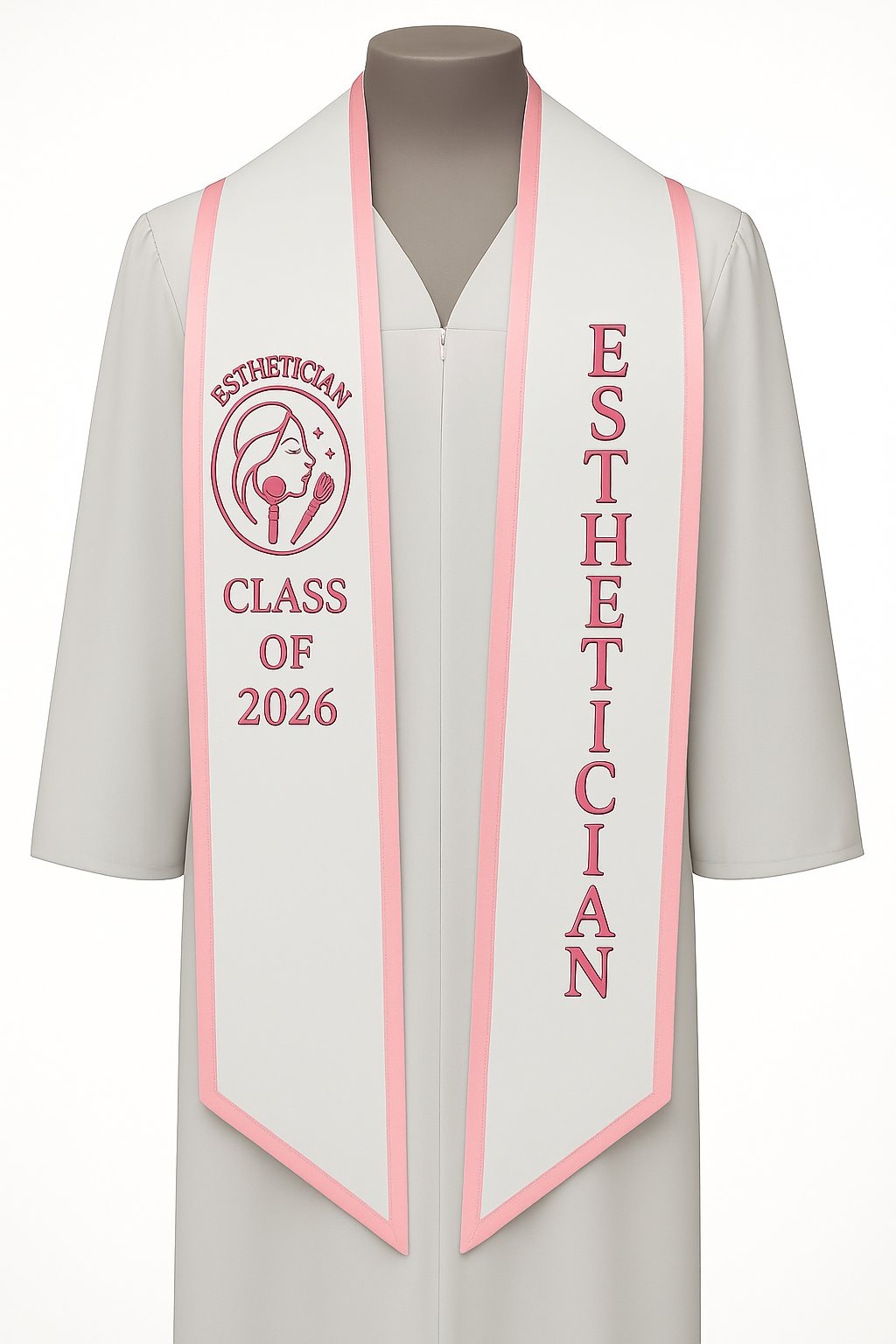 Custom Esthetician Graduation Stoles – Class of 2025 | Grad Sash Co | Personalized Grad Gifts (Copy)