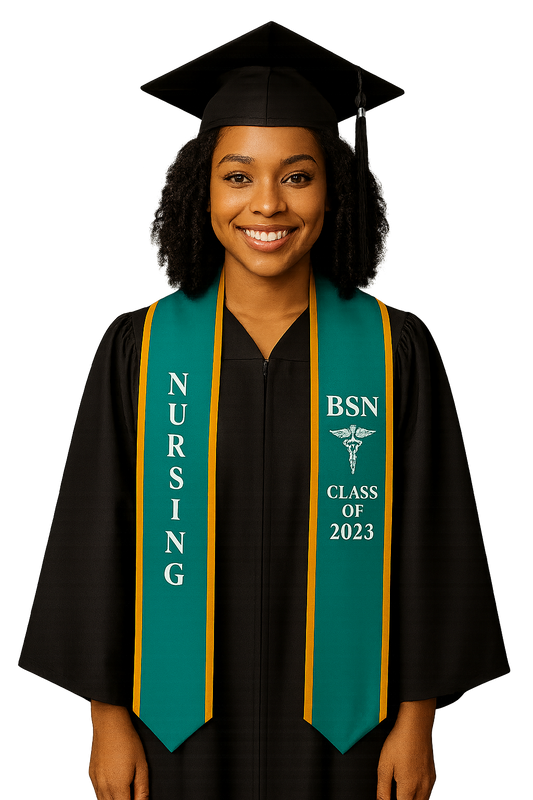 Nursing Graduation Stole – BSN Medical Graduate Sash