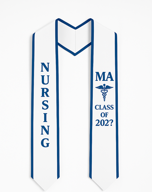 Medical Assistant Graduation Stole – MA Medical Graduate Sash